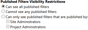 5. Filter Visibility