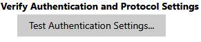 4. Verify Settings