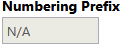 3. Numbering Prefix