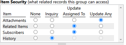 4. Issue Item Security