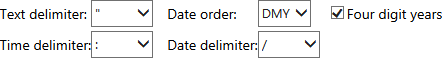 2. Delimiters and Dates